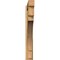 Ekena Millwork Merced Block Rough Sawn Outlooker, Western Red Cedar, 6"W x 44"D x 44"H OUT06X44X44MRC05RWR - alternate 2